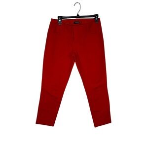 The Limited Women's Red Cropped Pants Size 4 Casual Career